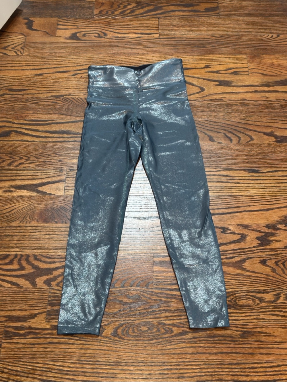 Heroine Sport Marvel Metallic Mist Leggings Size Small EUC